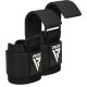Гаки для тяги на зап'ястя RDX W5 Gym Hook Strap Black Plus (WAN-W5B+)