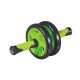 Ролик для преса PowerPlay подвійний Dual-Core Ab Wheel Чорно-зелений (PP_4327_Black/Green)