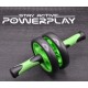 Ролик для преса PowerPlay подвійний Dual-Core Ab Wheel Чорно-зелений (PP_4327_Black/Green)