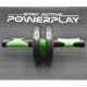 Ролик для преса PowerPlay подвійний Dual-Core Ab Wheel Чорно-зелений (PP_4327_Black/Green)