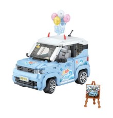 Конструктор LOZ mini Автомобіль MINI блакитний (1131)