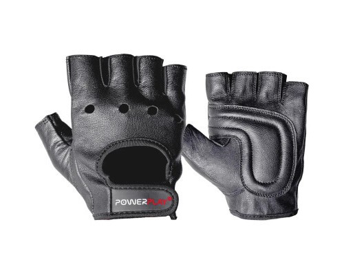 Рукавички для фітнесу PowerPlay 1572 Чорні M (PP_1572_M_Black)