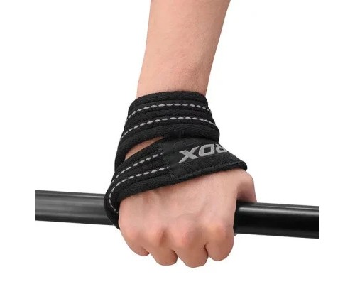 Кистьові лямки RDX Gym Lifting 8 Figure Straps Gray L (WAC-W8G-L)