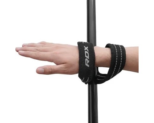 Кистьові лямки RDX Gym Lifting 8 Figure Straps Gray L (WAC-W8G-L)