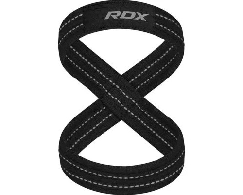 Кистьові лямки RDX Gym Lifting 8 Figure Straps Gray L (WAC-W8G-L)