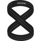 Кистьові лямки RDX Gym Lifting 8 Figure Straps Gray L (WAC-W8G-L)