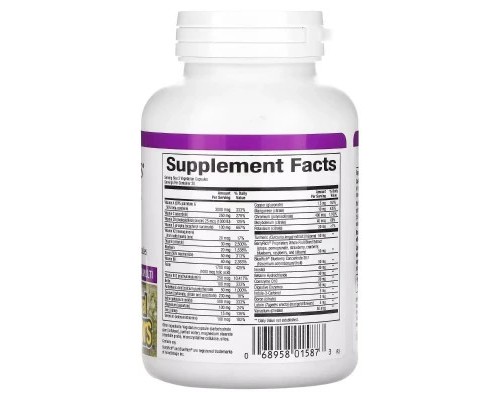 Мультивітамін Natural Factors Мультивітаміни для жінок 50+, MultiFactors, Women's 50+, 90 вегетар (NFS-01587)