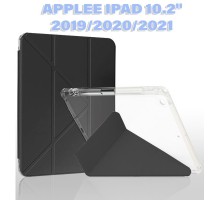 Чохол до планшета BeCover Ultra Slim Origami Transparent Apple Pencil Apple iPad 10.2 2019/2020/2021 Black (711098)