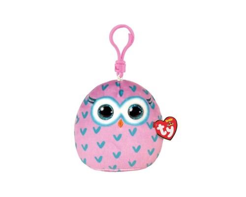М'яка іграшка Ty брелок Squish-a-boos Сова Вінкс 12 см (39573)