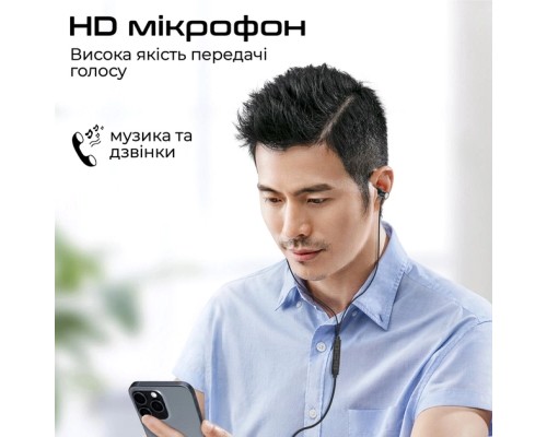 Навушники Promate Silken-C Black (silken-c.black)