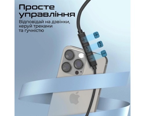 Навушники Promate Silken-C Black (silken-c.black)