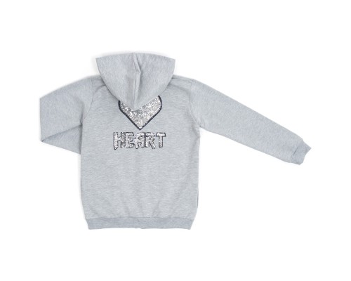 Спортивний костюм дитячий Breeze з пайетками (14631-164G-gray)