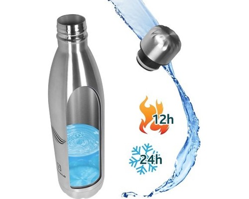 Термокружка Tavialo 500 мл металевий сріблястий колір (191500109)