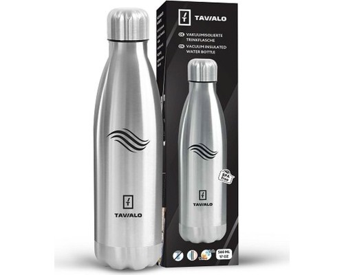 Термокружка Tavialo 500 мл металевий сріблястий колір (191500109)