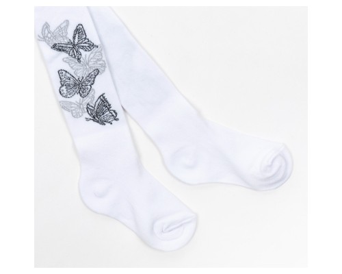 Колготки дитячі UCS Socks з метеликами (M0C0301-2101-3G-white)