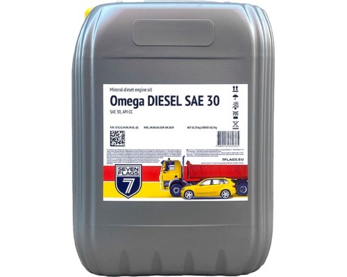 Моторна олива 7FLAGS Omega DIESEL SAE 30 17,5л