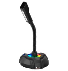 Мікрофон HP DHP-1100C RGB backlit 3.5мм+USB Black (DHP-1100C)