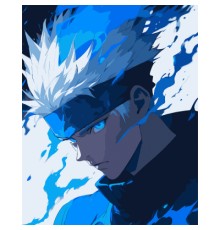 Картина по номерам Santi Холодний погляд 40 х 50 см (955384)