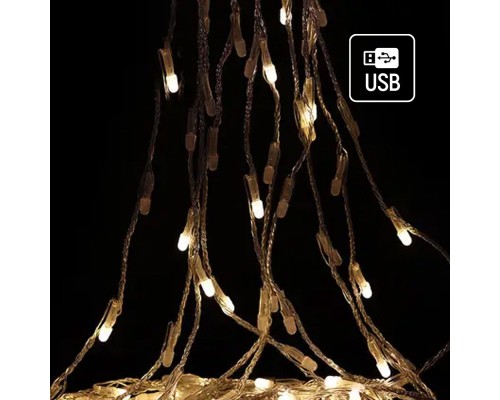 Гірлянда ColorWay Каскад LED 98 7 x 1.5 м 8 функцій (CW-G-98L71CU)