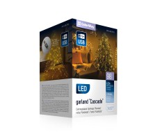 Гірлянда ColorWay Каскад LED 98 7 x 1.5 м 8 функцій (CW-G-98L71CU)