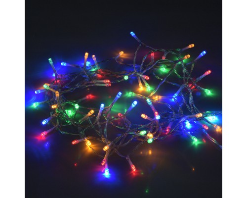 Гірлянда YES! Fun Нитка 70 LED Різнокольорова 4.9 м Статична На батарейках (975058)