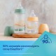 Пляшечка для годування Canpol babies Easystart MOUNTAINS антиколікова з широким отвором 240 мл зелена (35/243_gre)