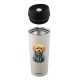 Термокружка Ardesto Coffee Time Maltipoo 450мл, нержавіюча сталь, бежевий (AR2645MP)