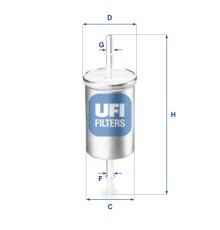 Фільтр паливний UFI 31.769.00