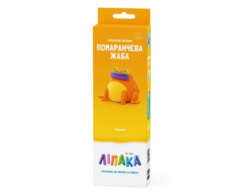 Набір для творчості Lipaka пластилину, Помаранчева жаба (30124-UA01)