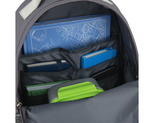 Рюкзак шкільний GoPack Education Teens 147 сірий (GO25-147M-7)