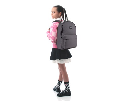 Рюкзак шкільний GoPack Education Teens 147 сірий (GO25-147M-7)