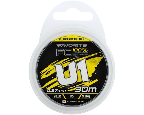 Флюорокарбон Favorite U1 FC 30m 5.0/0.37mm 20.5lb/9.31kg (1693.12.17)