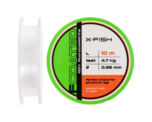 Флюорокарбон X-Fish FCoated 10m 0.26mm 4.7kg (1917.01.26)