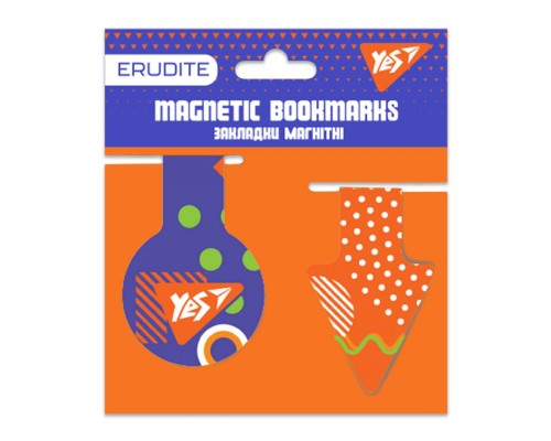 Закладки для книг Yes магнітні Erudite, 2 шт (707919)