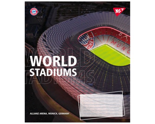 Зошит Yes World stadium А5 60 аркушів лінія (767163)