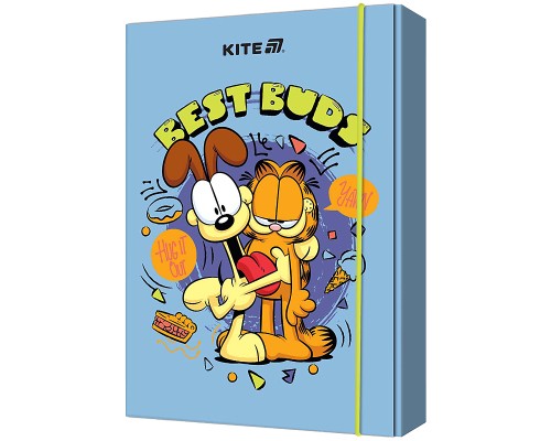 Папка для зошитів Kite В5 на гумці Garfield (GF25-210)