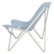 Крісло складане Bo-Camp Gordes L Pastel Blue (1200371) (DAS303256)