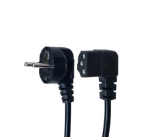 Кабель живлення C13 1.8m corner black Armorstandart (ARM73124)