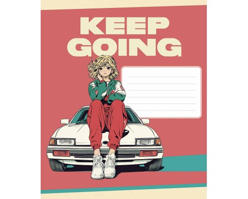 Зошит Школярик 24 аркуша лінія (024-3550L)