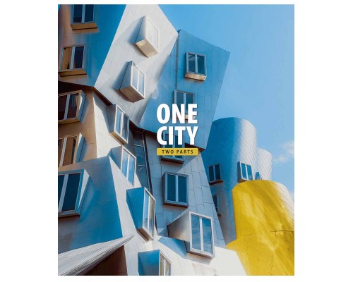 Зошит Школярик One city, two parts 80 аркушів клітинка (080-3137K)