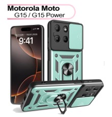 Чохол до мобільного телефона BeCover Military Motorola Moto G15 / G15 Power Dark Green (713532)
