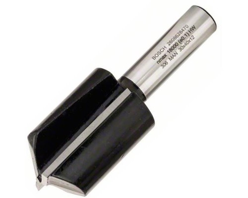 Фреза Bosch Professional пазова з двома лезами, Std, S12, D30, L40 (2.608.628.470)