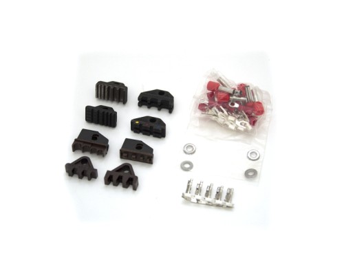 Затиск для клем CINLINELE Black-red + насадки 06 -0.5-6mm2, 02С -0.5-2.5mm2, 06WF -0.25-16mm2, 48B -0.5-2.5mm2 (Cinlin-2549)