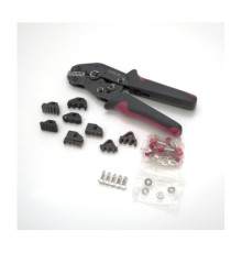 Затиск для клем CINLINELE Black-red + насадки 06 -0.5-6mm2, 02С -0.5-2.5mm2, 06WF -0.25-16mm2, 48B -0.5-2.5mm2 (Cinlin-2549)