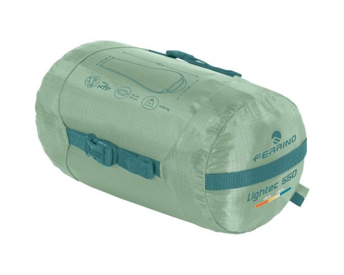 Спальний мішок Ferrino Lightec 550 +20°C Green (86153QVV) (931762)