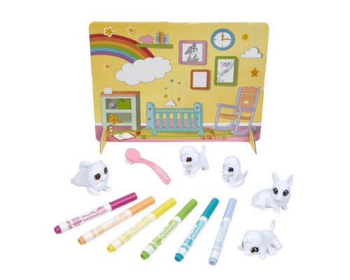 Набір для творчості Crayola Washimals Домашні тваринки, , з фломастерами 5 шт (74-7516)