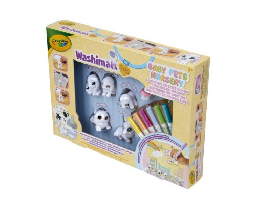 Набір для творчості Crayola Washimals Домашні тваринки, , з фломастерами 5 шт (74-7516)