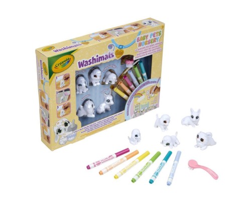 Набір для творчості Crayola Washimals Домашні тваринки, , з фломастерами 5 шт (74-7516)