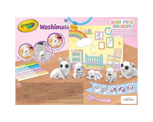 Набір для творчості Crayola Washimals Домашні тваринки, , з фломастерами 5 шт (74-7516)