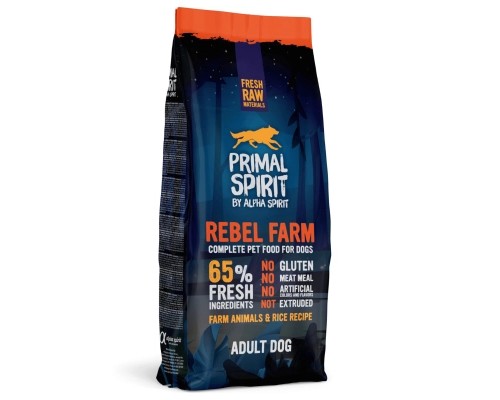 Сухий корм для собак Alpha Spirit Primal Rebel Fram 12 кг (8436586310837)